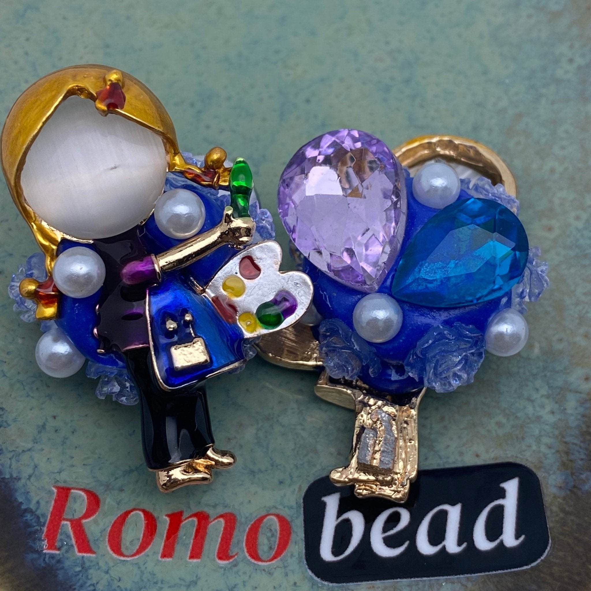 178. supper fancy beads - Romo bead